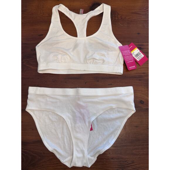 Commando Women's White Bralette White Brief Sz medium NWT - Picture 1 of 8